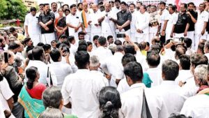 Sivaganga youth’s custodial death: AIADMK, BJP cadres condemn DMK govt.