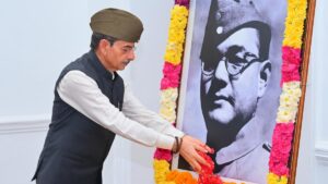 Governor pays tributes to Netaji Subhas Chandra Bose