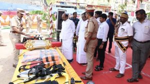 T.N. Minister inaugurates Fire and Rescue station for Arunachaleswarar temple
