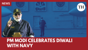Watch: “Freedom from Maoist terror is near”: PM Modi’s Diwali message from INS Vikrant