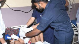 Three children among 6 injured as LPG cylinder leak triggers fire in Dharwad