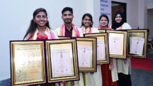 Harness technology with ethics and adaptability, Professor L.M. Patnaik tells graduates at Gulbarga University convocation