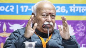 RSS chief stresses need to unite Hindu society, pitches for 3 children in Hindu families