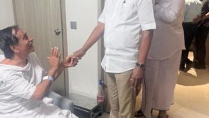 CM Stalin visits BJP leader H. Raja in hospital