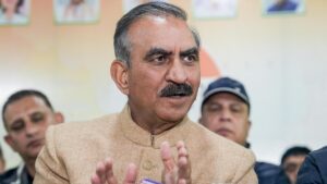 Climate change posing serious challenges to Himachal Pradesh, says CM Sukhvinder Singh Sukhu