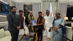 Telangana CM invites Defence Minister to Gandhi Sarovar foundation-laying ceremony in late February