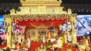 Srinivasa Kalyanam celebrated with grandeur in Vuyyuru