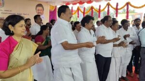 Textiles Minister inaugurates new Bypass Road in Ranipet